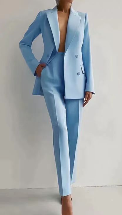 Women's Casual Trousers Suit Set