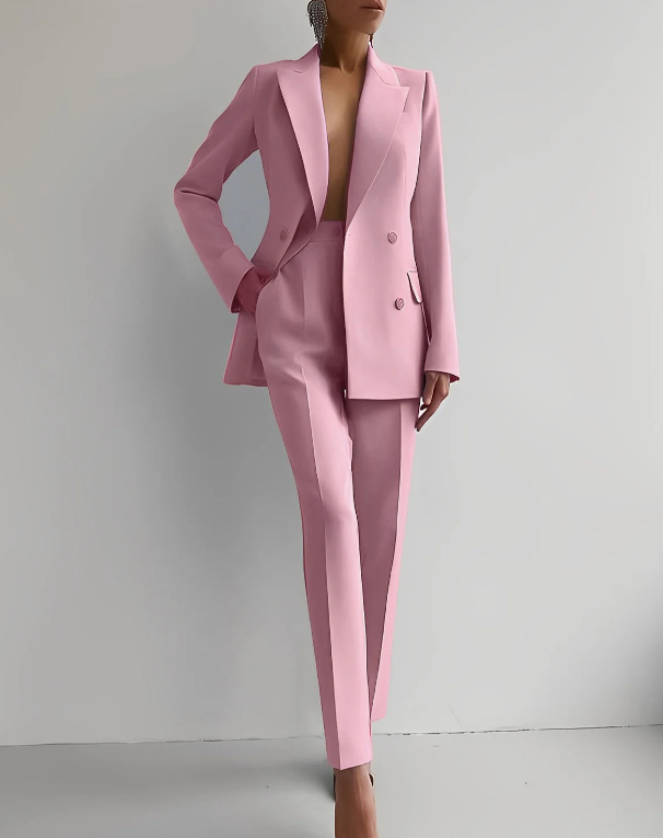 Women's Casual Trousers Suit Set