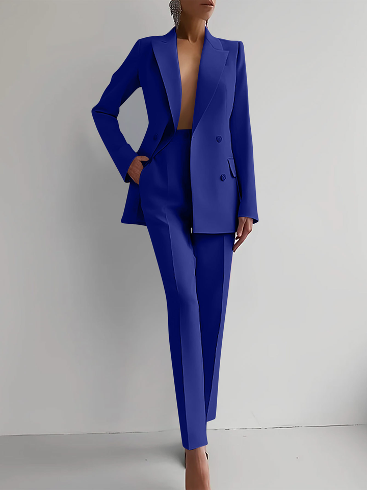 Women's Casual Trousers Suit Set