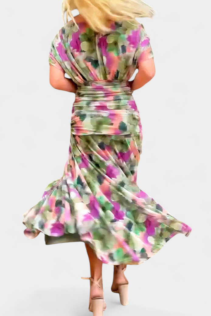 Natalia | Women's Maxi Evening Dress with Off-the-Shoulders