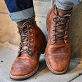 Bottes montantes vintage pour homme