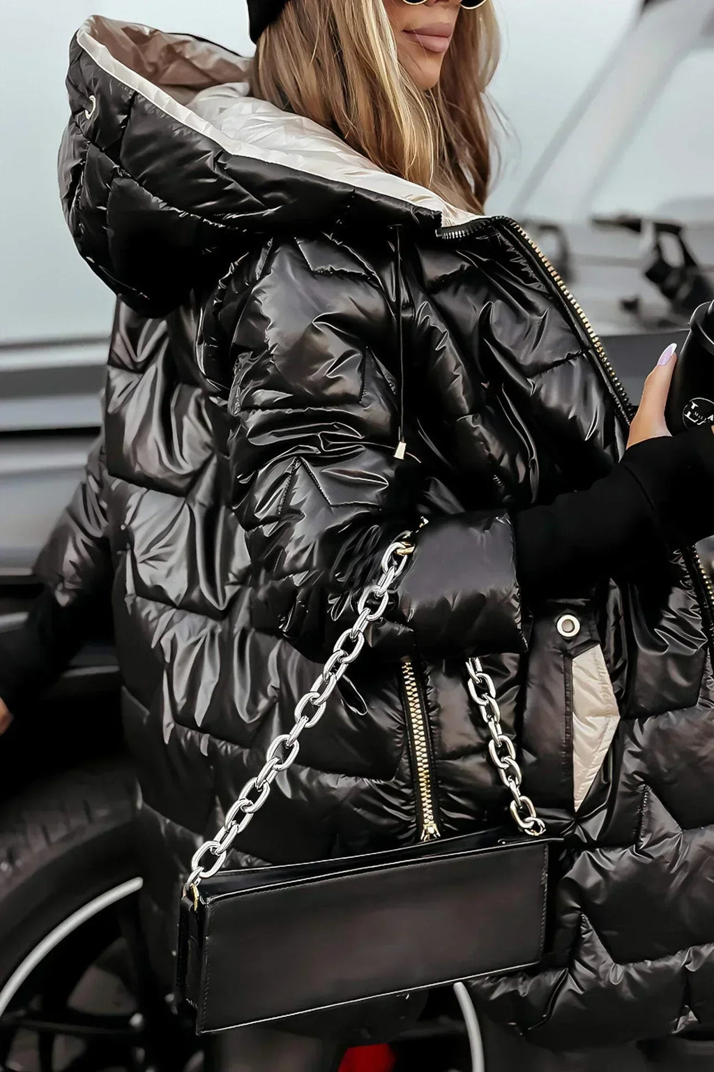 Cappotto imbottito leggero da donna