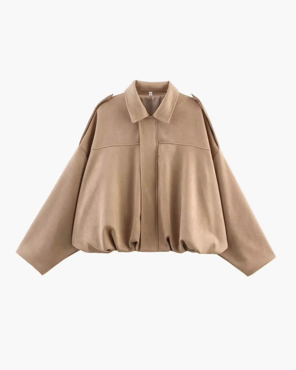 Women's Faux Suede Bomber Jacket