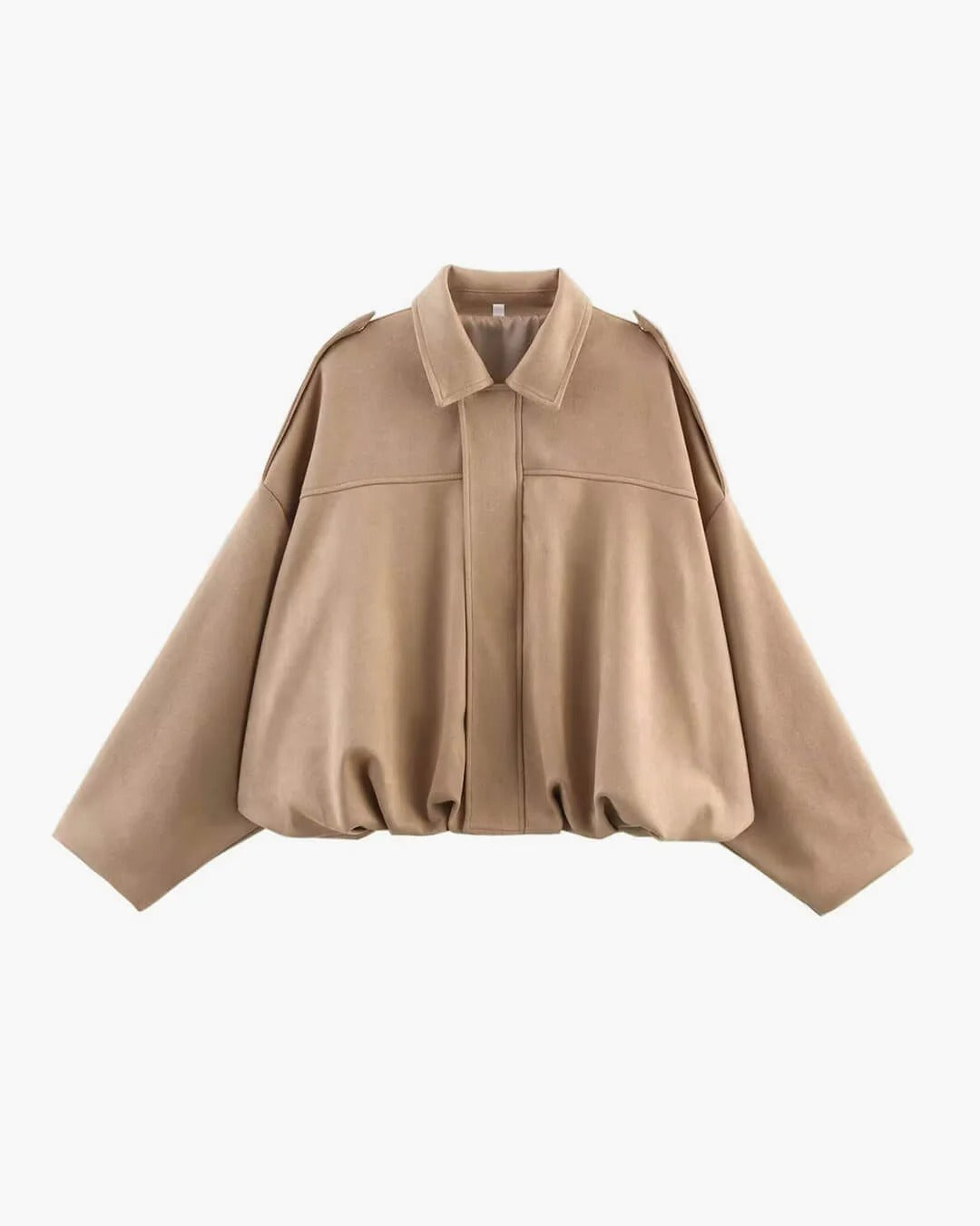 Women's Faux Suede Bomber Jacket