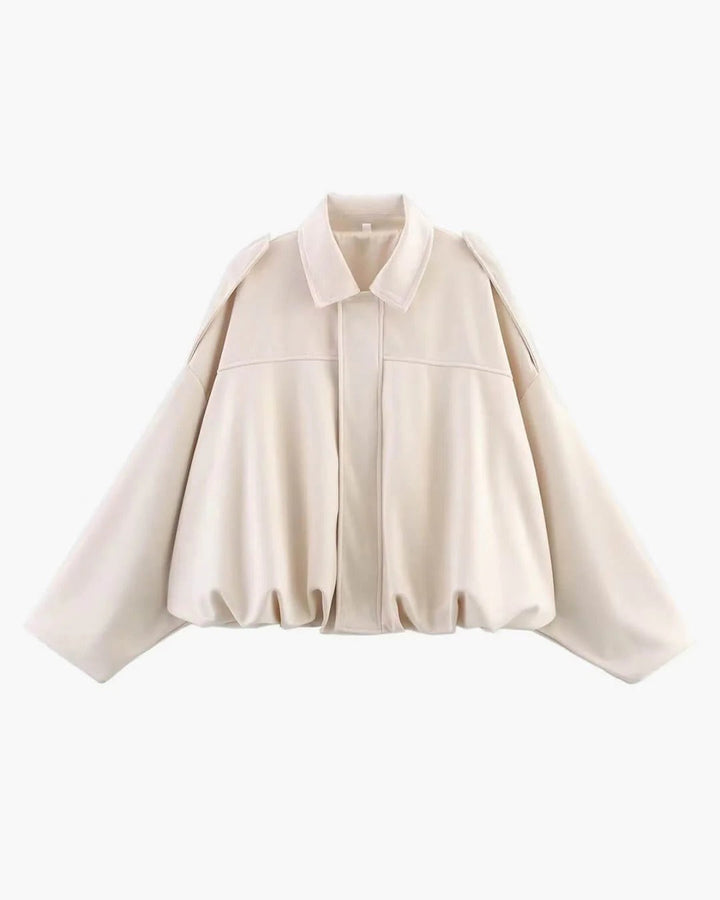Women's Faux Suede Bomber Jacket