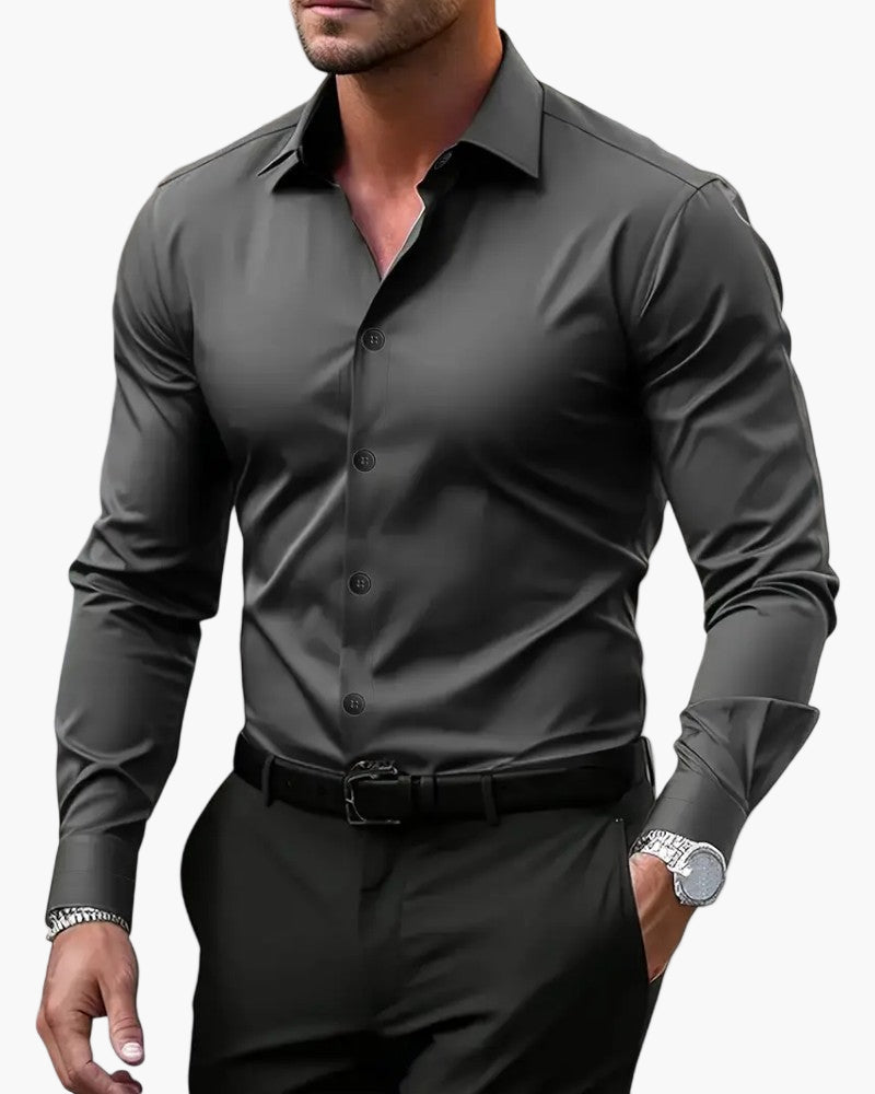 Men's Long Sleeve Business Shirt