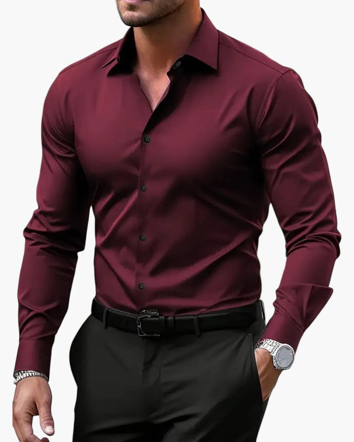 Men's Long Sleeve Business Shirt