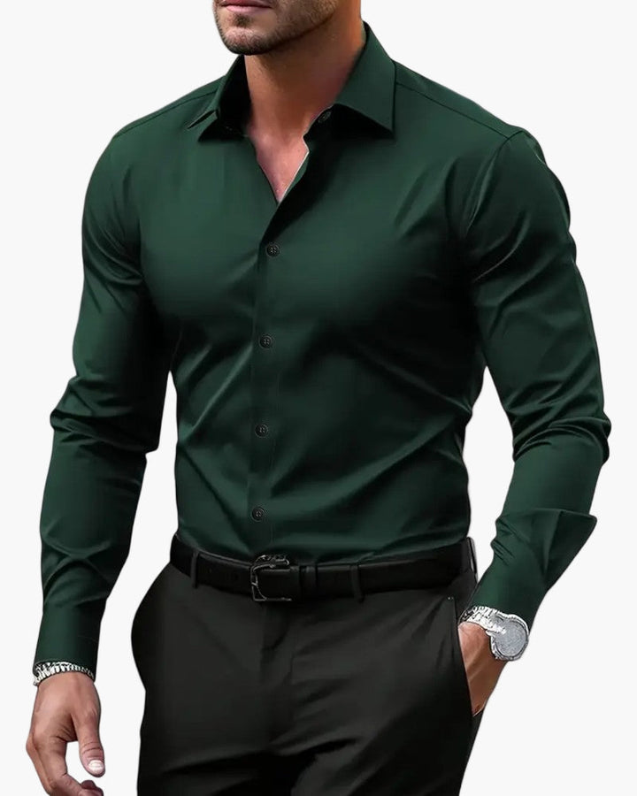Men's Long Sleeve Business Shirt