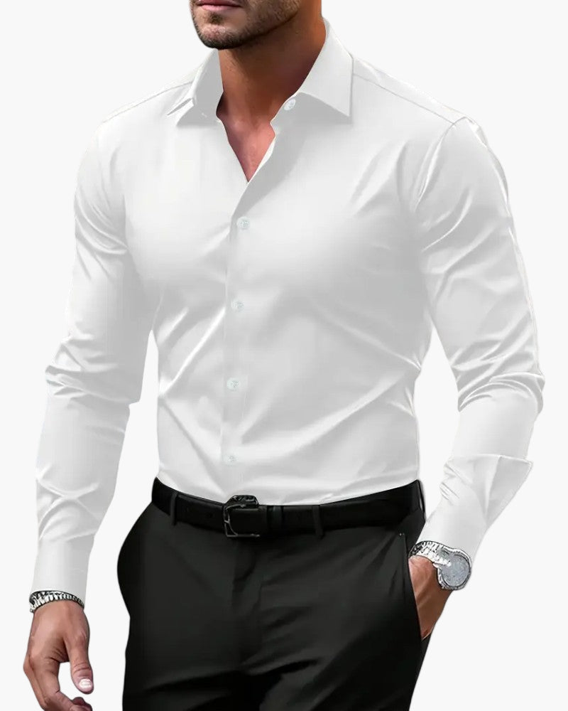 Men's Long Sleeve Business Shirt