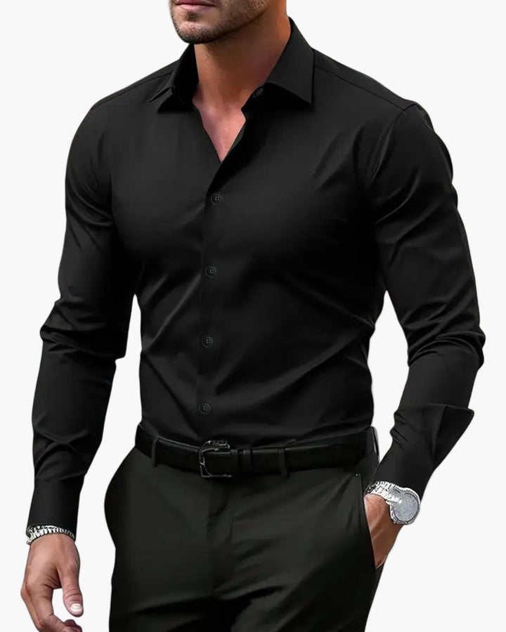 Men's Long Sleeve Business Shirt