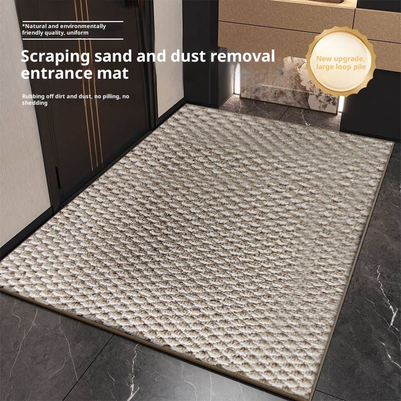 Indoor Doormat with Chunky Loop Pile Non-Slip Base and Machine Washable Design for Entryway - Image 19