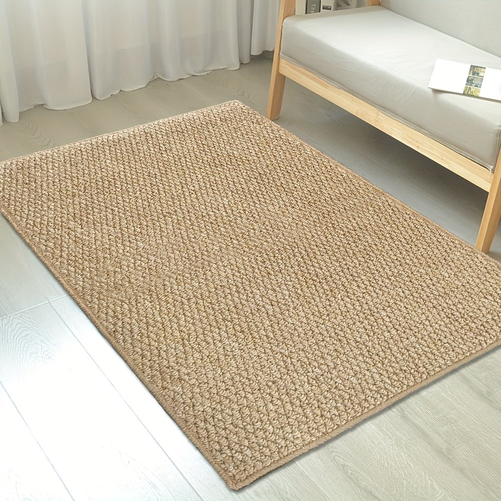 Indoor Doormat with Chunky Loop Pile Non-Slip Base and Machine Washable Design for Entryway - Image 4