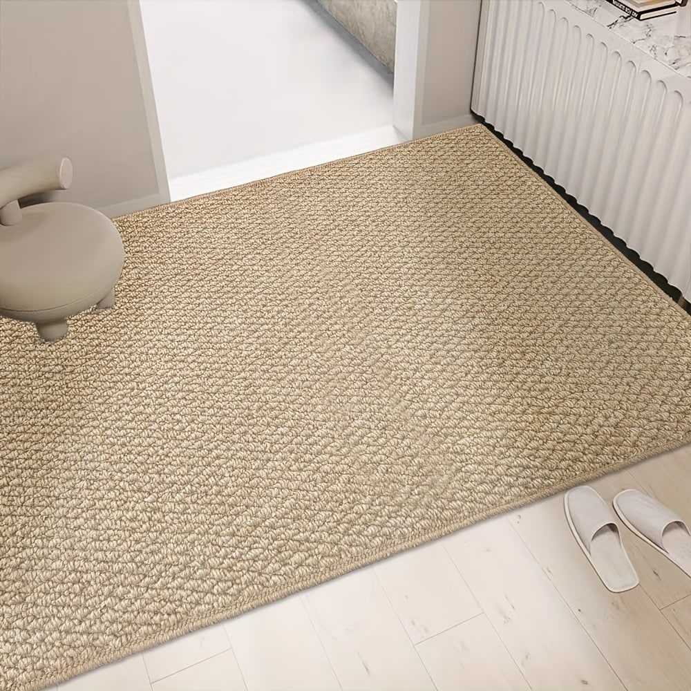 Indoor Doormat with Chunky Loop Pile Non-Slip Base and Machine Washable Design for Entryway - Image 7