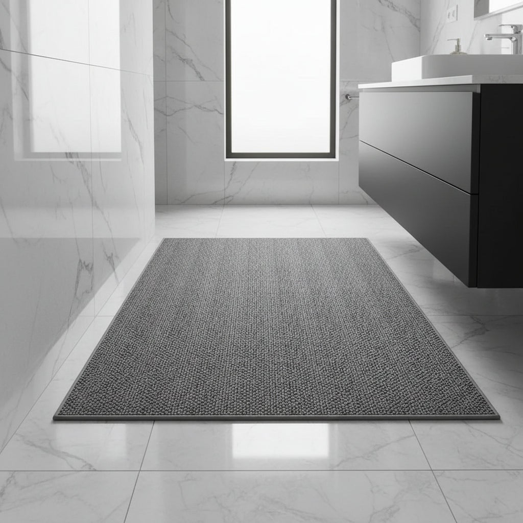 Indoor Doormat with Non-Slip Backing and Absorbent Loop Pile for Entryway - Image 1