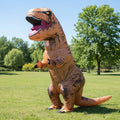 Inflatable Dinosaur Costume with Battery Operated Fan and Long Tail - Image 1