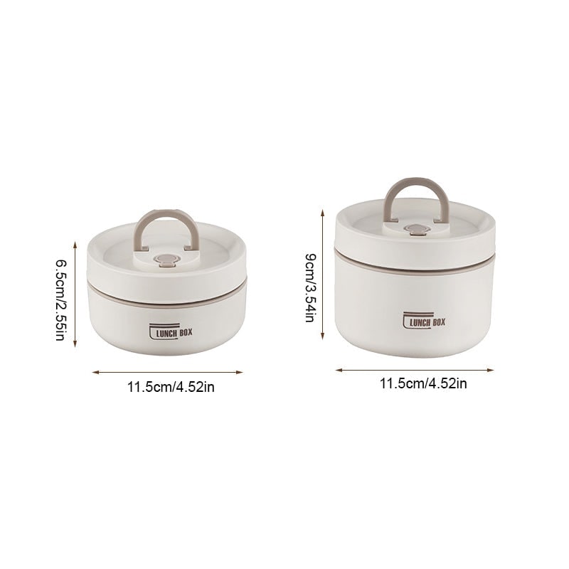 Insulated Lunch Box with Stainless Steel Stackable Bento Containers and Thermal Carry Bag - Image 9