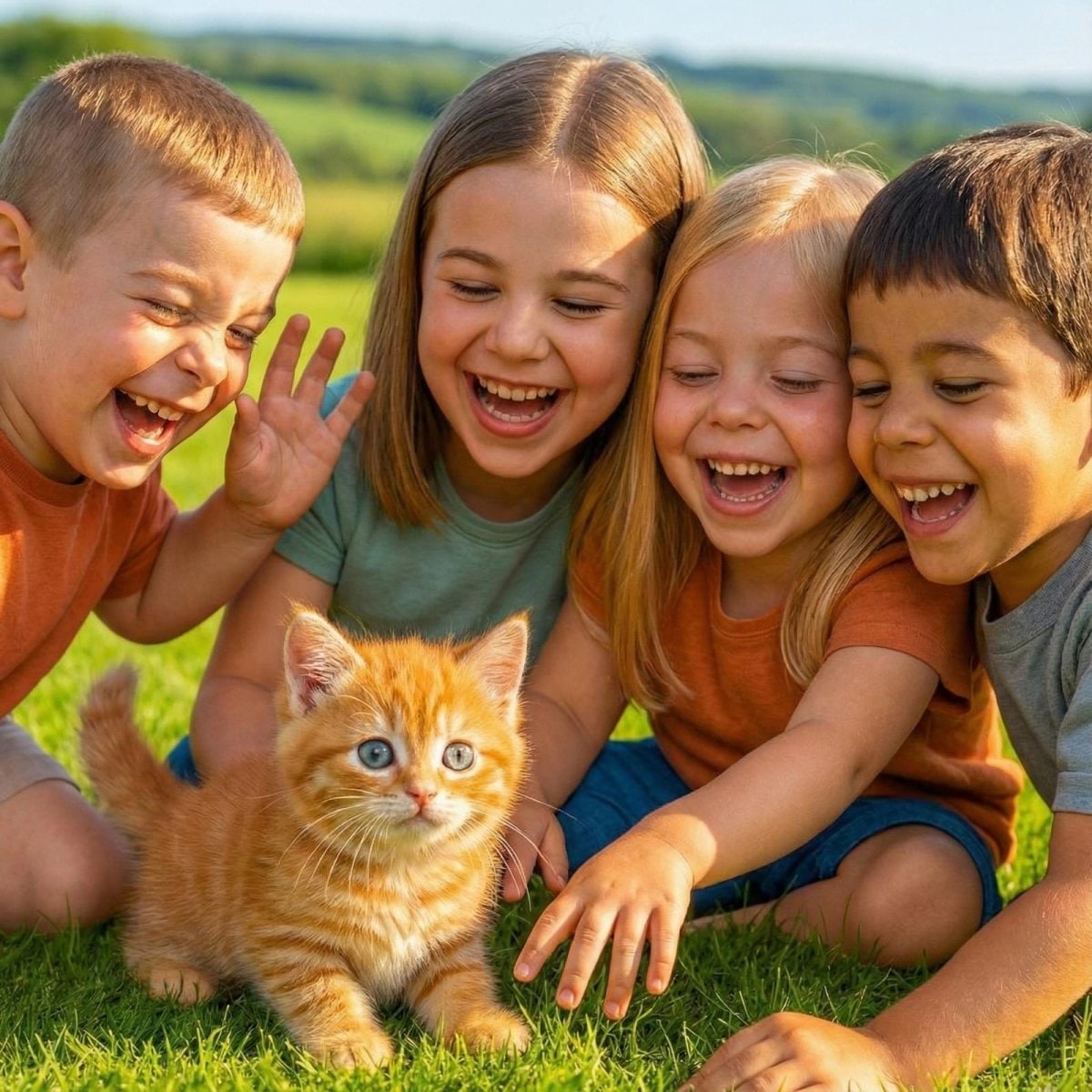 Interactive Electronic Toy Cat with Walking and Meowing Function Plush Orange Tabby Kitten - Image 5