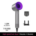 Ionic Hair Dryer with Magnetic Styling Nozzle and Wall Mount Bracket - Image 1