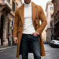 Abrigo largo cruzado para hombre