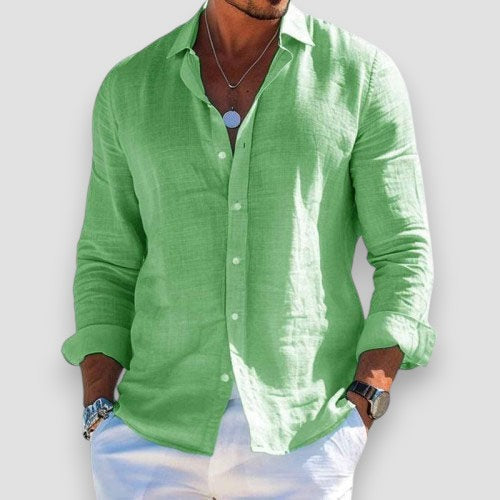 Men's Casual Shirt with Collar