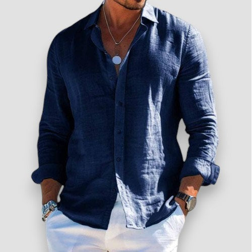 Men's Casual Shirt with Collar