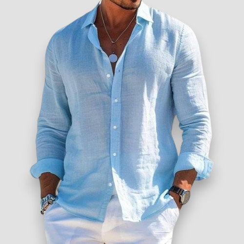 Men's Casual Shirt with Collar