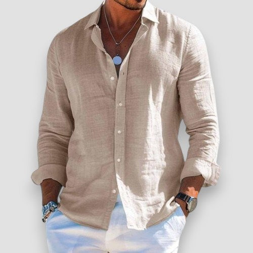Men's Casual Shirt with Collar