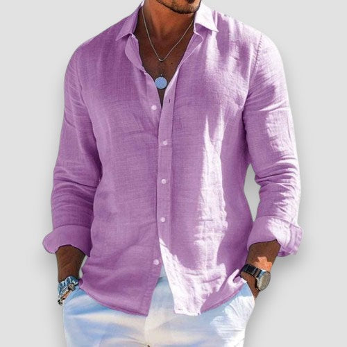 Men's Casual Shirt with Collar