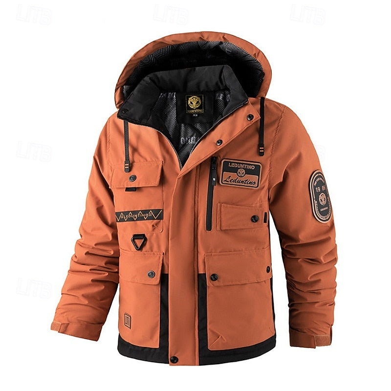 Men's Waterproof Hooded Outdoor Jacket