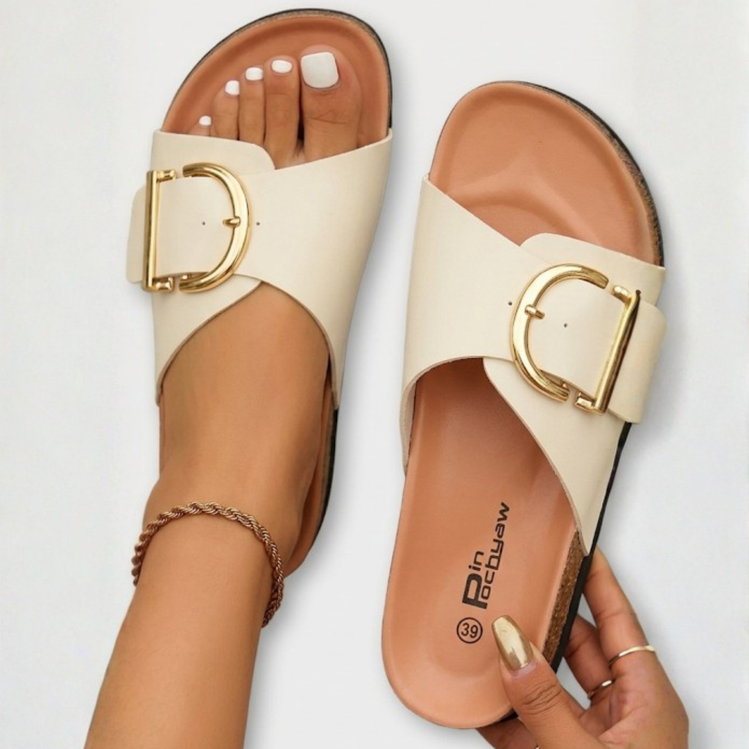 Women's Open Toe Buckle Sandals