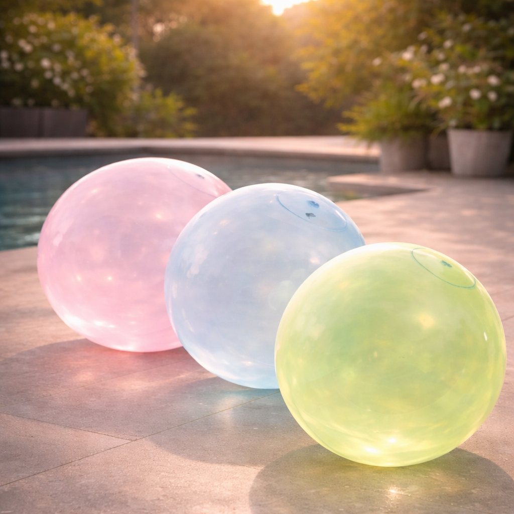 Kids' Bubble Ball Toy Giant Inflatable with Self-Sealing Valve for Outdoor Play - Image 2