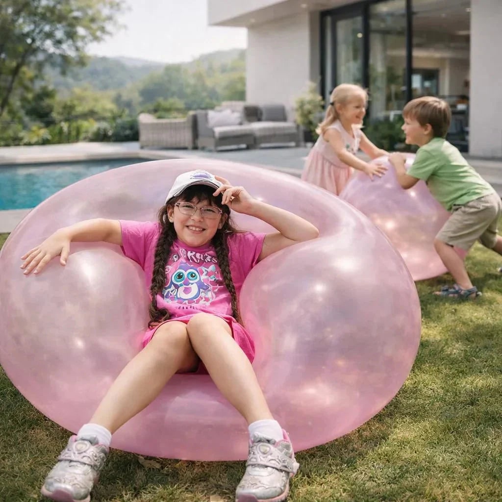 Kids' Bubble Ball Toy Giant Inflatable with Self-Sealing Valve for Outdoor Play - Image 7