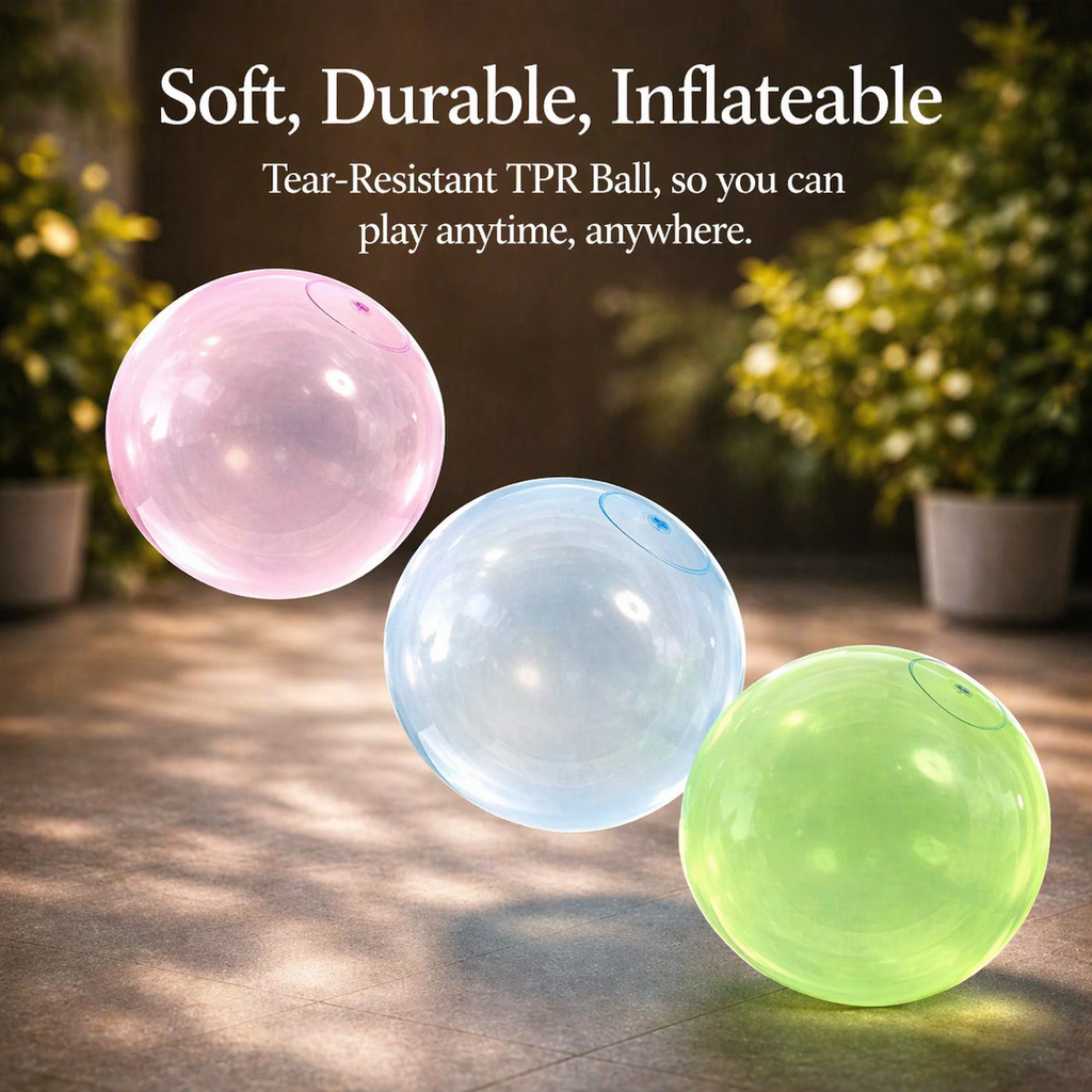 Kids' Bubble Ball Toy Giant Inflatable with Self-Sealing Valve for Outdoor Play - Image 8