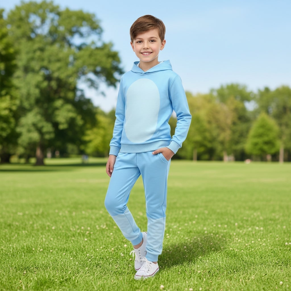 Kids' Character Costume Set with Hoodie Sweatpants and Mask - Image 1