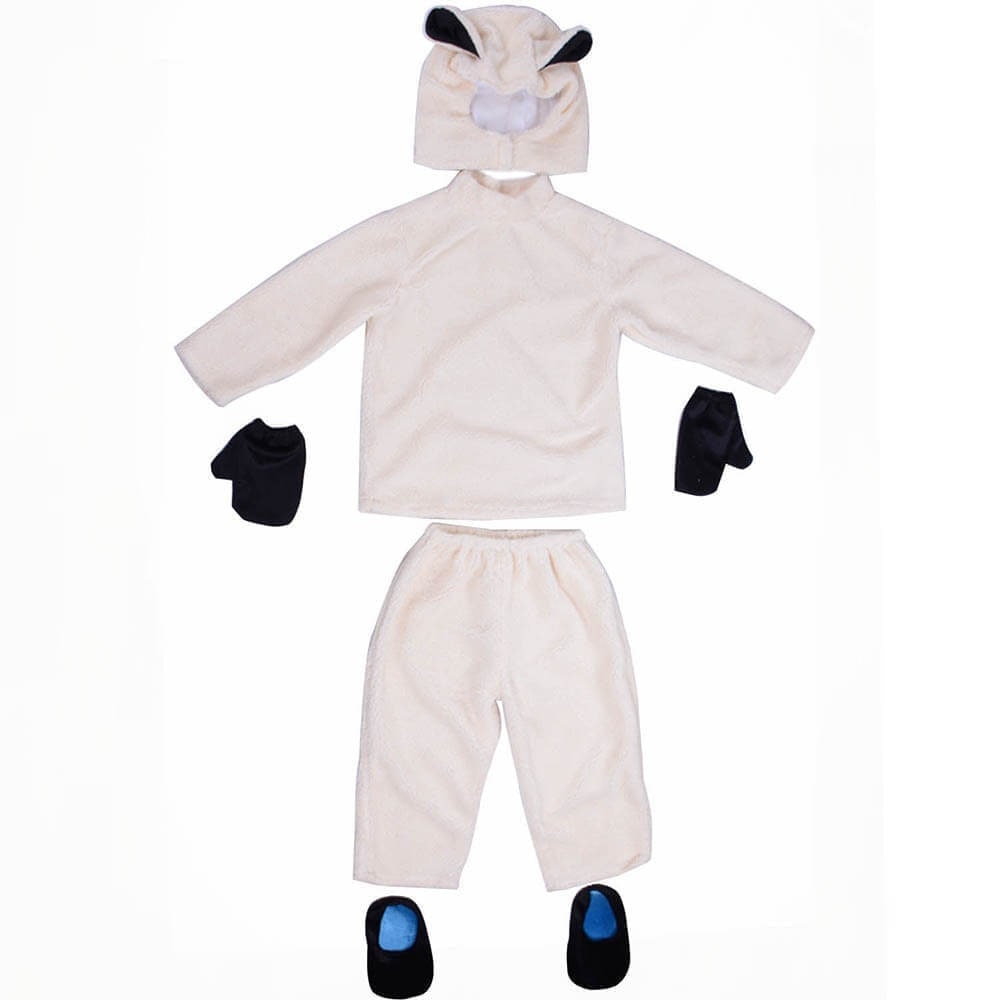 Kids' Plush Werewolf Costume with Hood Long Sleeves Pants - Image 4
