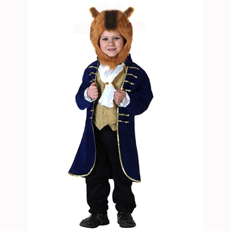 Kids' Plush Werewolf Costume with Hood Long Sleeves Pants - Image 6