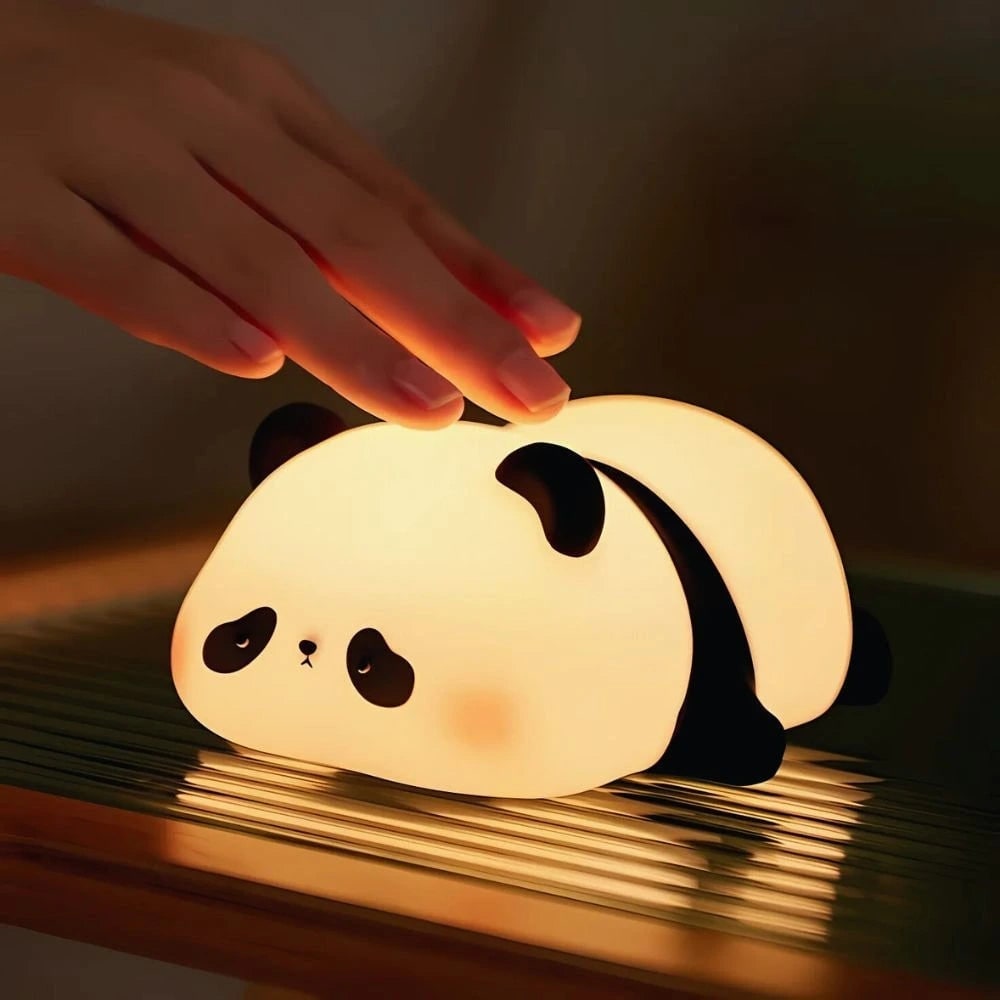 Kids' Rechargeable Silicone Night Light with Touch Activated Control and Warm LED Glow - Image 5