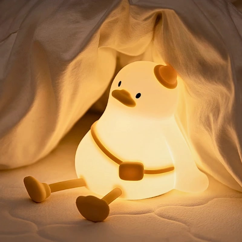 Kids' Rechargeable Silicone Night Light with Touch Activated Control and Warm LED Glow - Image 6