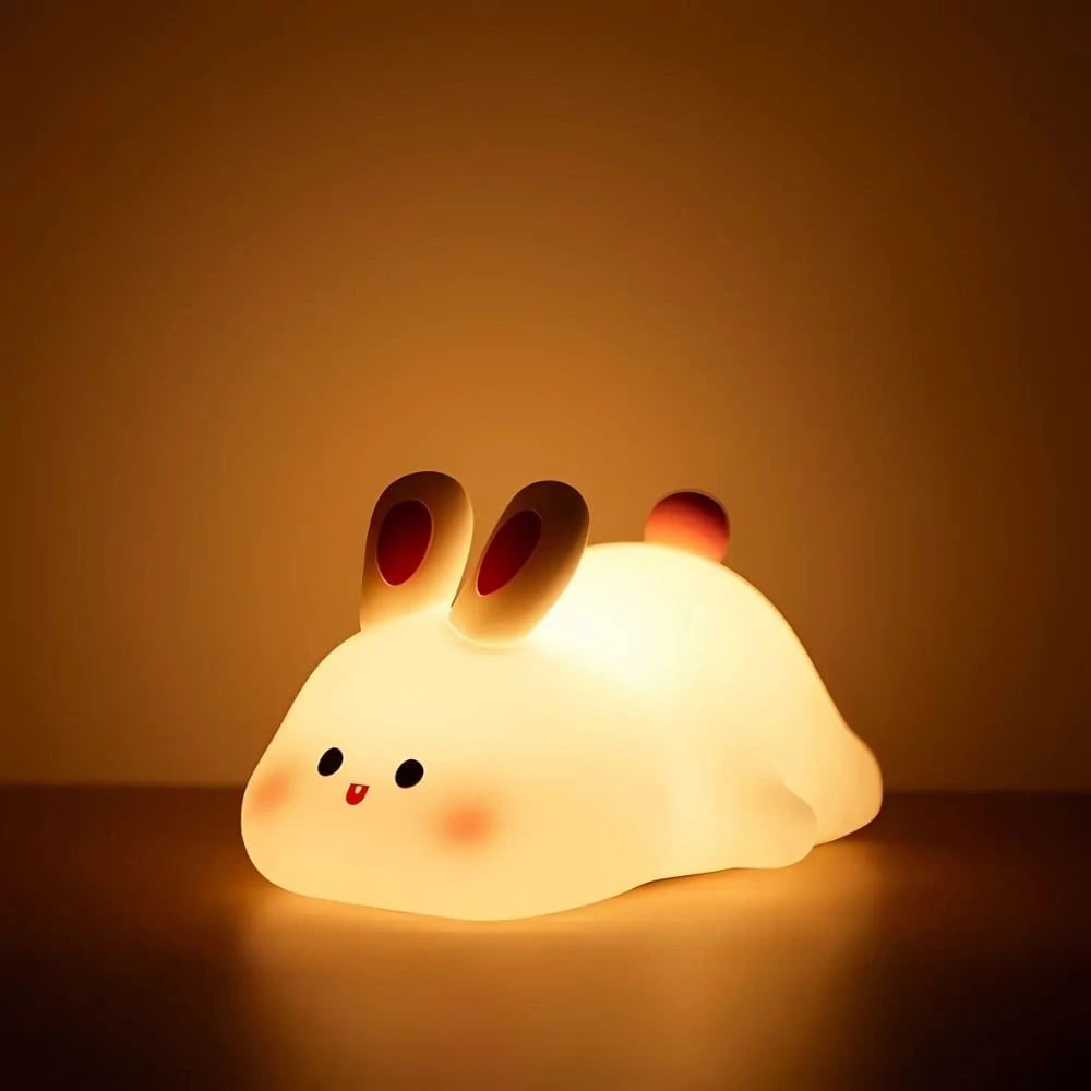 Kids' Rechargeable Silicone Night Light with Touch Activated Control and Warm LED Glow - Image 7