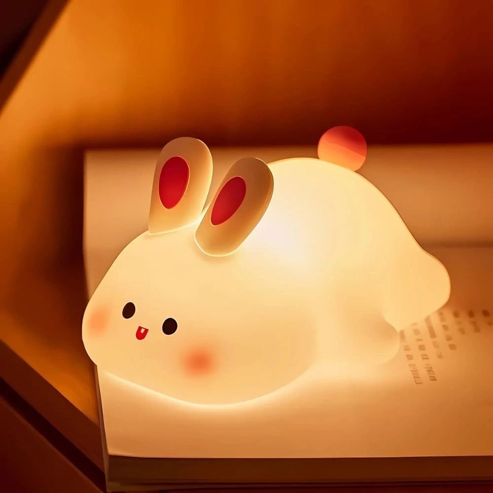 Kids' Rechargeable Silicone Night Light with Touch Activated Control and Warm LED Glow - Image 8