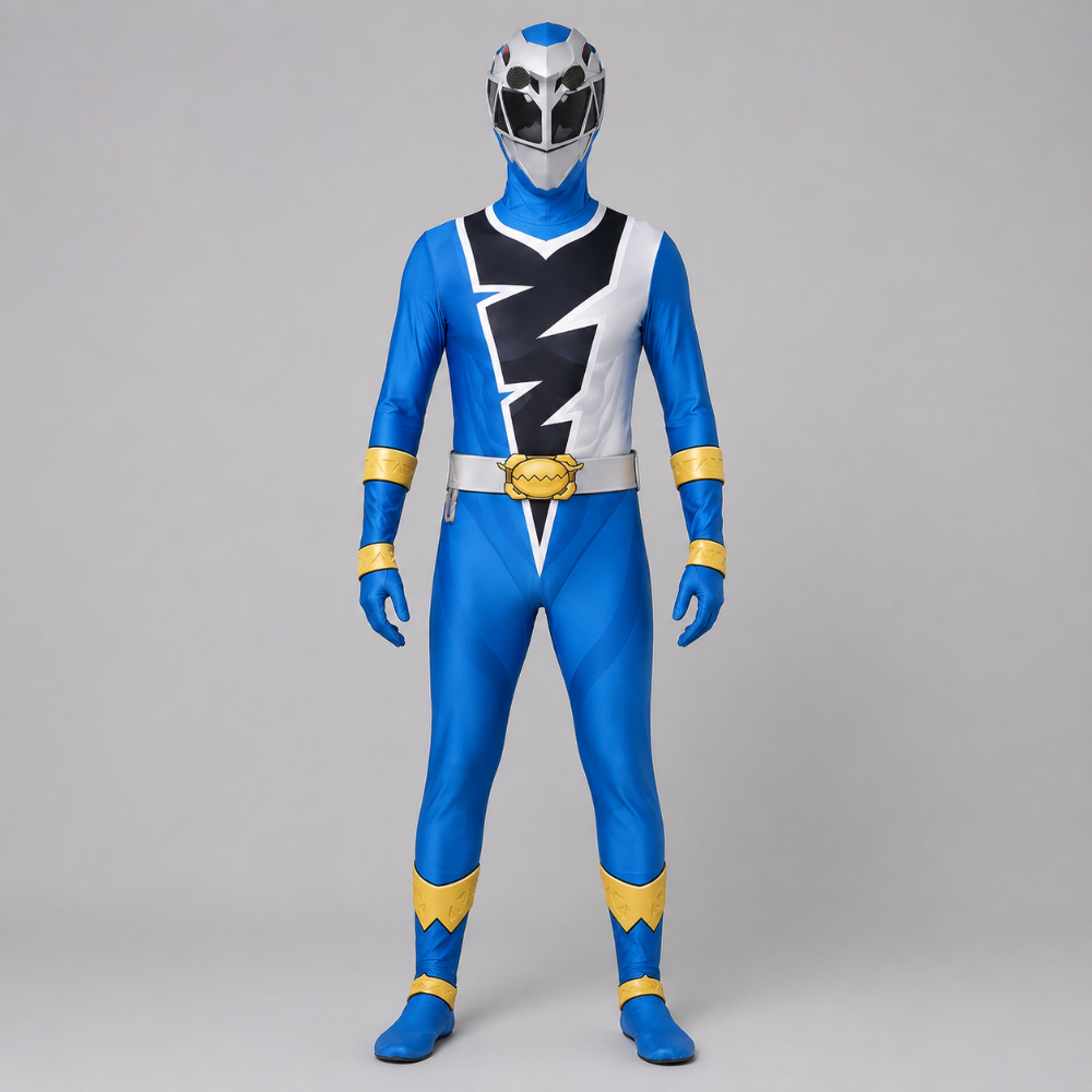 Kids' Superhero Costume Full-Body Jumpsuit Dress Up with Integrated Hood and Gloves - Image 5
