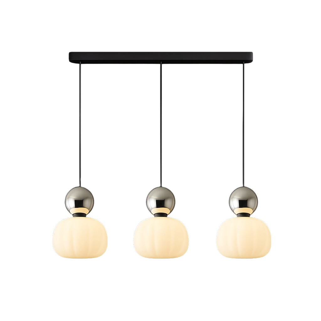 Kitchen Pendant Light Fixtures with Translucent Shade and Spherical Accent Modern Design - Image 13