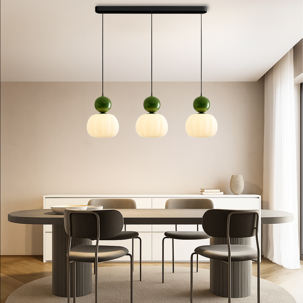 Kitchen Pendant Light Fixtures with Translucent Shade and Spherical Accent Modern Design - Image 3