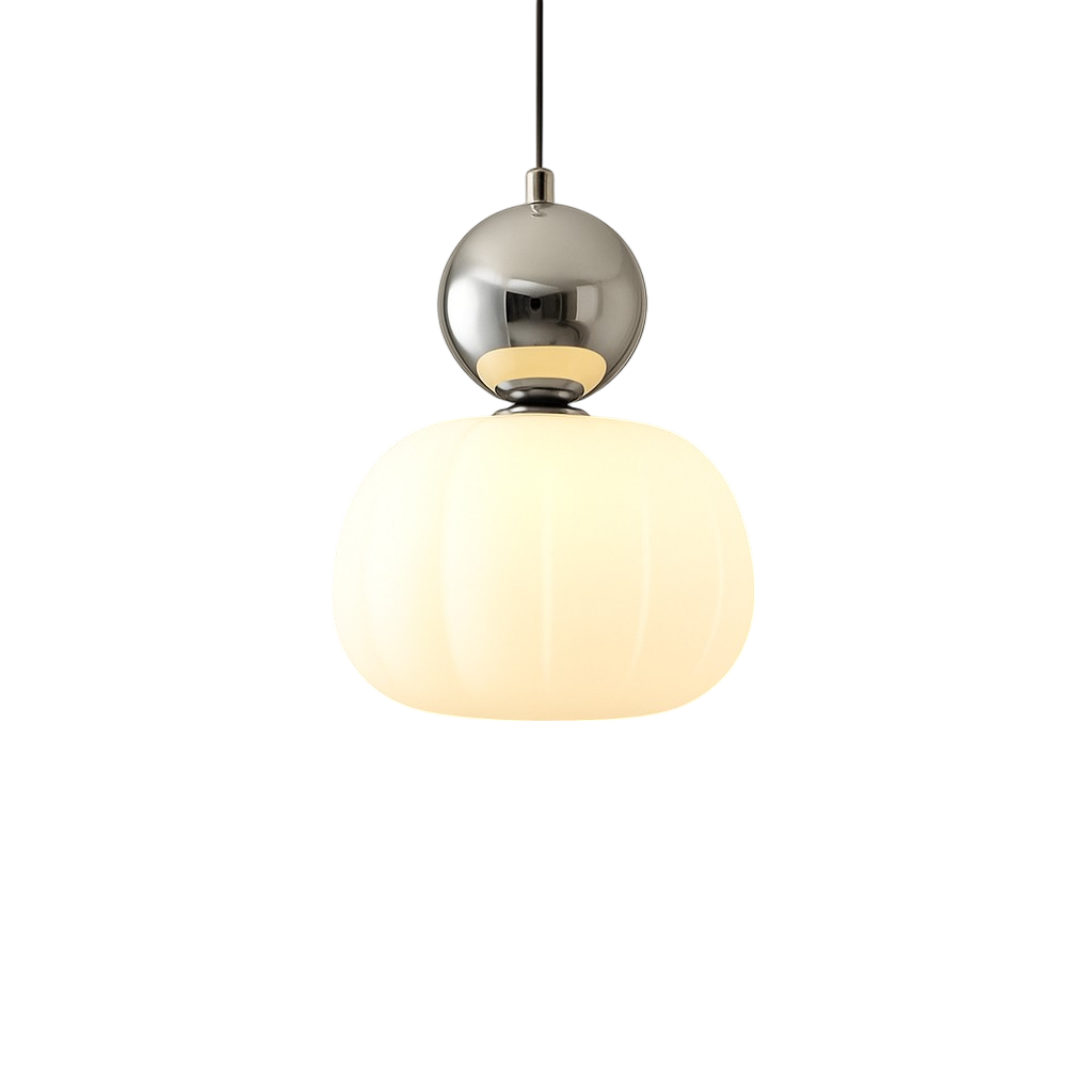 Kitchen Pendant Light Fixtures with Translucent Shade and Spherical Accent Modern Design - Image 8