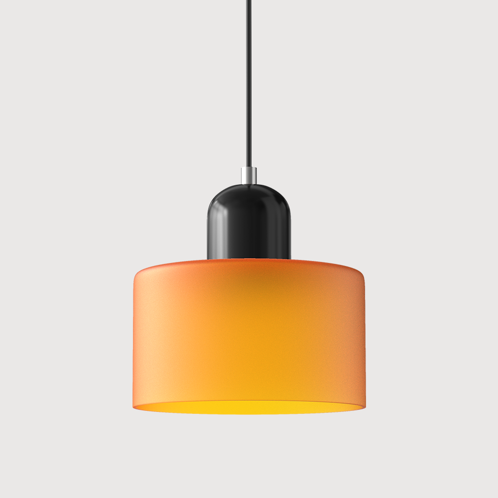 Kitchen Pendant Light Fixtures with Two-Tier Frosted Glass Shade and Modern Mid-Century Design - Image 21