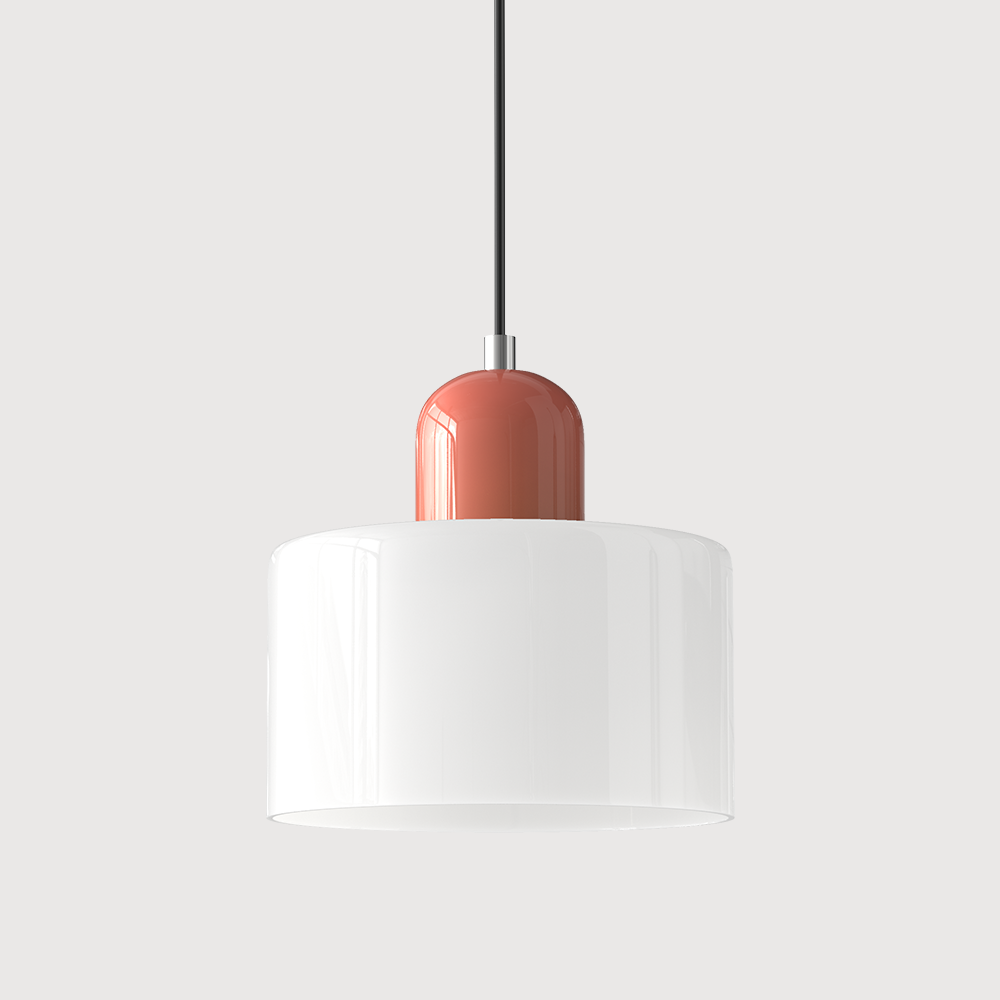 Kitchen Pendant Light Fixtures with Two-Tier Frosted Glass Shade and Modern Mid-Century Design - Image 28