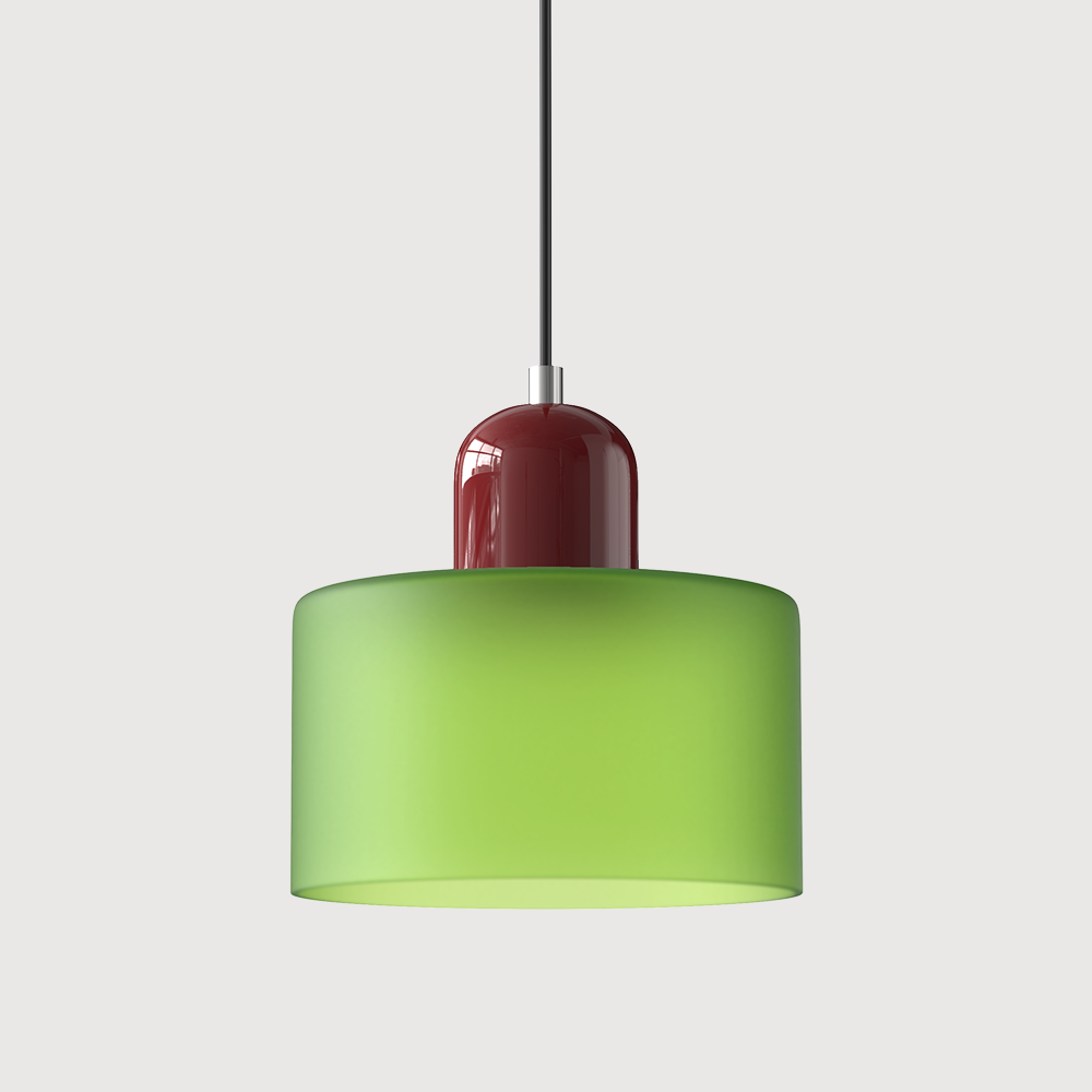 Kitchen Pendant Light Fixtures with Two-Tier Frosted Glass Shade and Modern Mid-Century Design - Image 31