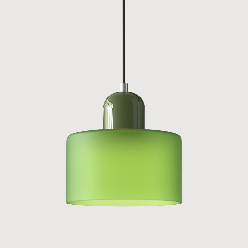Kitchen Pendant Light Fixtures with Two-Tier Frosted Glass Shade and Modern Mid-Century Design - Image 32