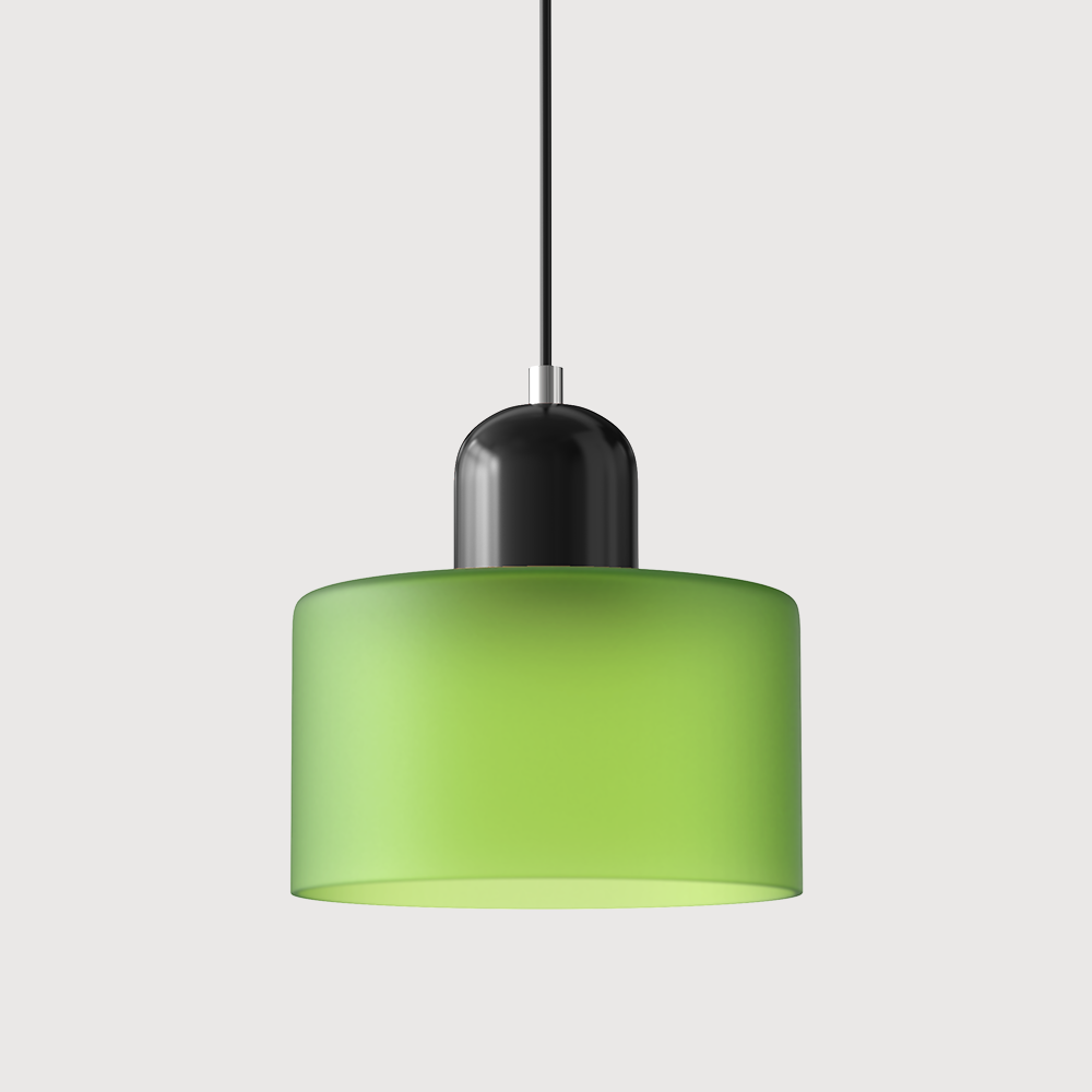 Kitchen Pendant Light Fixtures with Two-Tier Frosted Glass Shade and Modern Mid-Century Design - Image 33