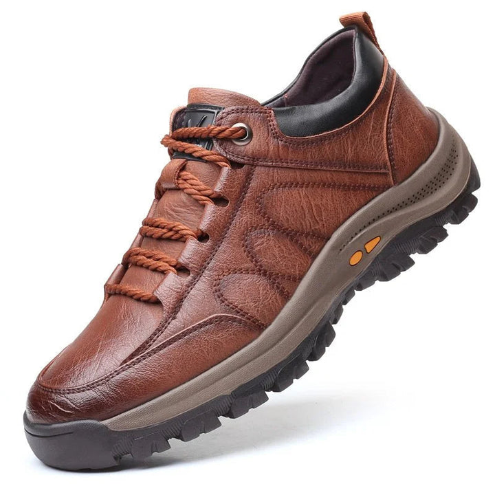 Men's Waterproof Leather Walking Shoes